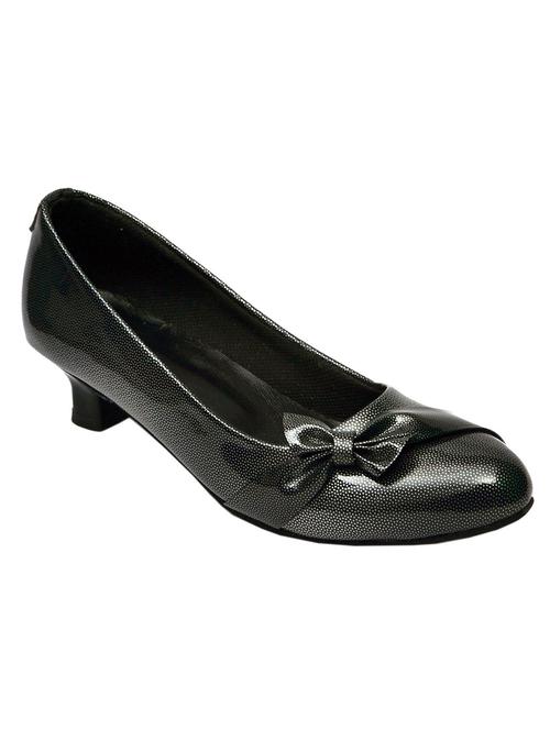 black leather slip on pumps - 12846145 - Very Small Image - 1