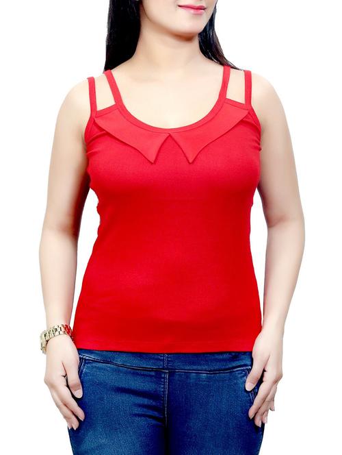 red cotton camisole - 12846617 - Very Small Image - 1