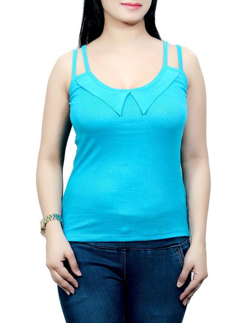 light blue cotton camisole - 12846631 - Very Small Image - 1