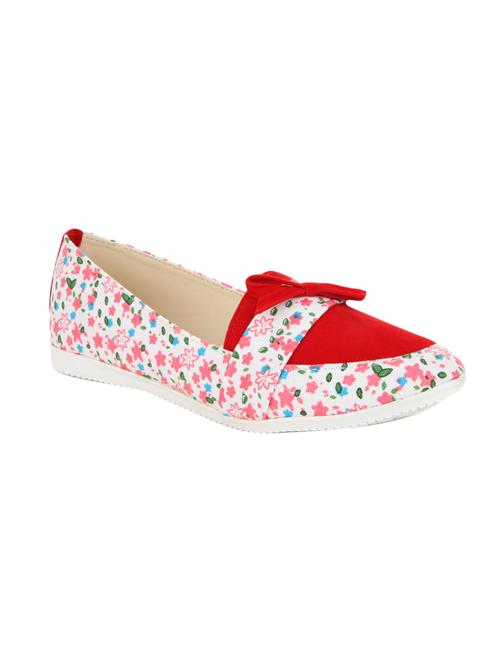 red canvas slip on ballerina - 12846643 - Very Small Image - 1