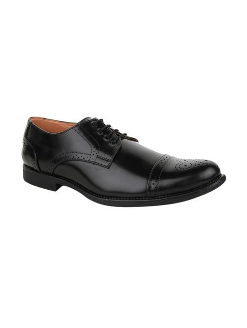 black leather lace up oxford - 12846698 - Very Small Image - 1
