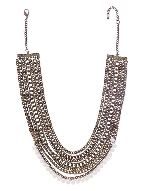 gold metal necklace - 1284713 - Very Small Image - 1