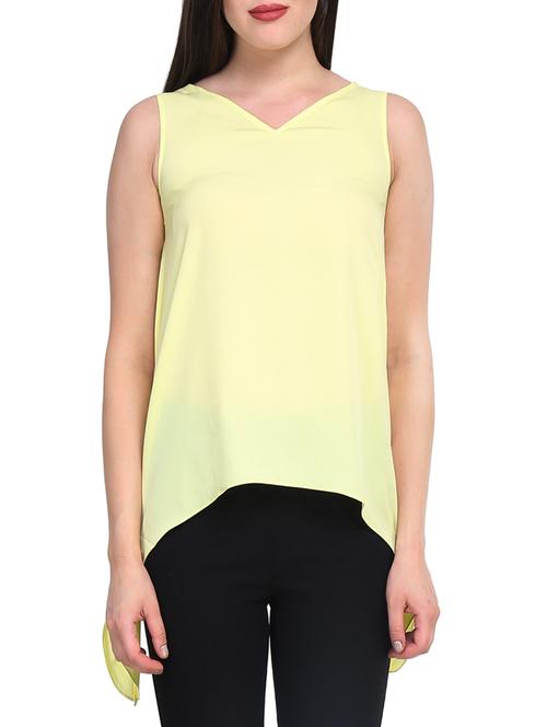 asymmetric hem sleeveless top - 12847656 - Very Small Image - 1
