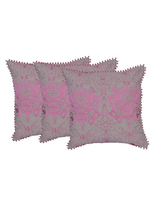 set of 3 cotton cushion cover by reme - 12849211 - Very Small Image - 1