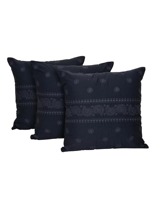 set of 3 cotton cushion cover by reme - 12849226 - Very Small Image - 1