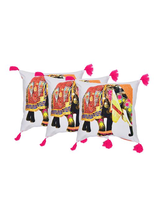 set of 3 embellished cushion cover by reme - 12849230 - Very Small Image - 1