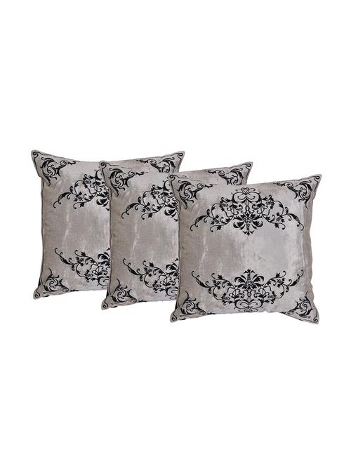 set of 3 velvet cushion cover by reme - 12849247 - Very Small Image - 1