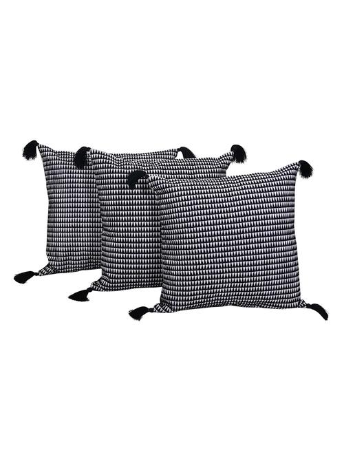 set of 3 cotton cushion cover by reme - 12849295 - Very Small Image - 1