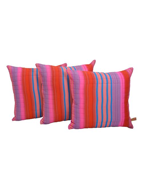 set of 3 cotton cushion cover by reme - 12849300 - Very Small Image - 1