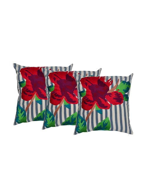 set of 3 cotton cushion cover by reme - 12849307 - Very Small Image - 1