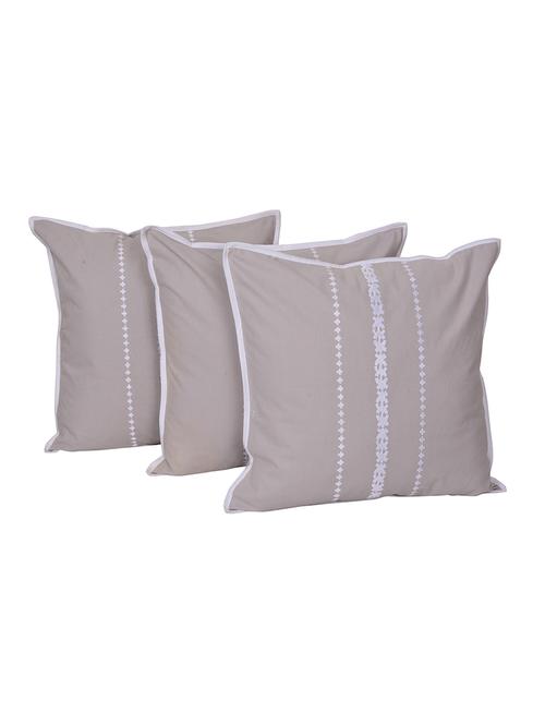 set of 3 machine embroidered cushion cover - 12849336 - Very Small Image - 1