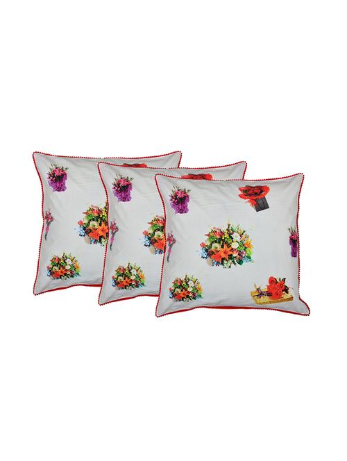 set of 3 printed cushion cover - 12849356 - Very Small Image - 1