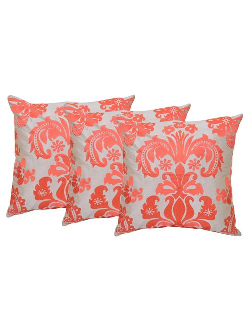 set of 3 raw silk cushion cover by reme - 12849605 - Very Small Image - 1