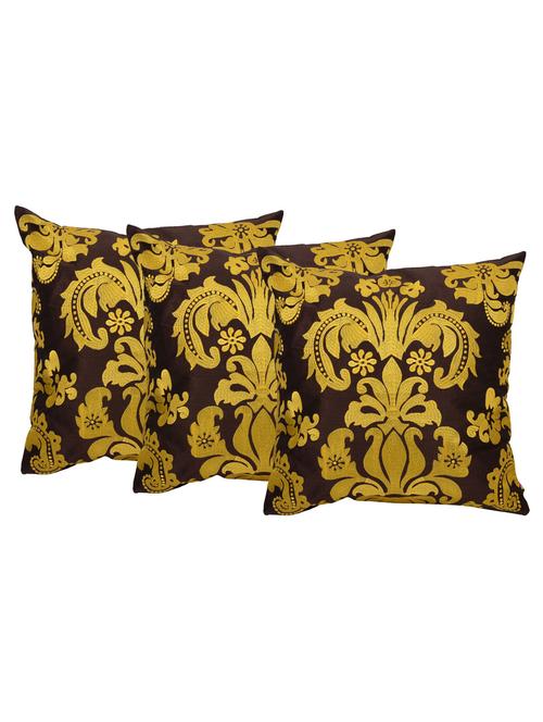 set of 3 raw silk cushion cover by reme - 12849611 - Very Small Image - 1