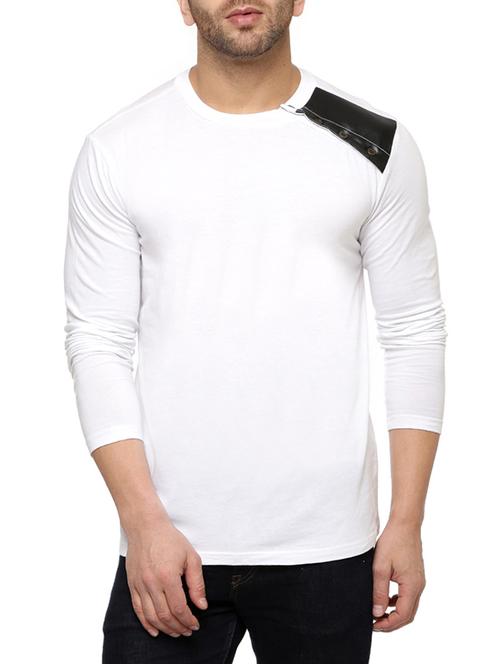 white cotton t-shirt - 12850214 - Very Small Image - 1