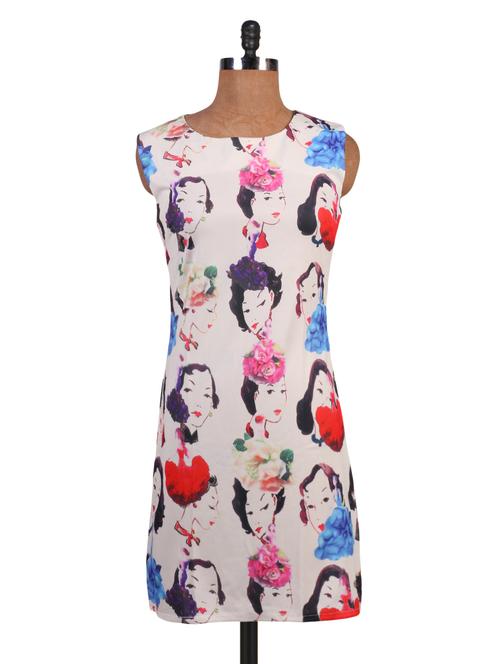 multicolor printed dress - 1285038 - Very Small Image - 1