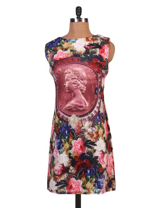 multicolored printed dress - 1285039 - Very Small Image - 1