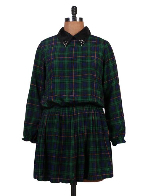 green printed dress - 1285051 - Very Small Image - 1