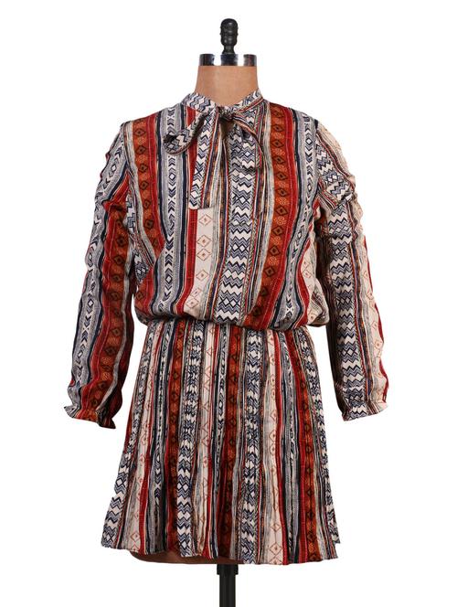 multicolored printed dress - 1285053 - Very Small Image - 1