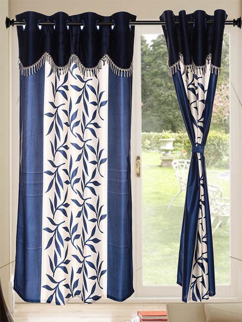 kings furnishing 7ft designer (with skalap) door curtain single pcs - 12850530 - Very Small Image - 1