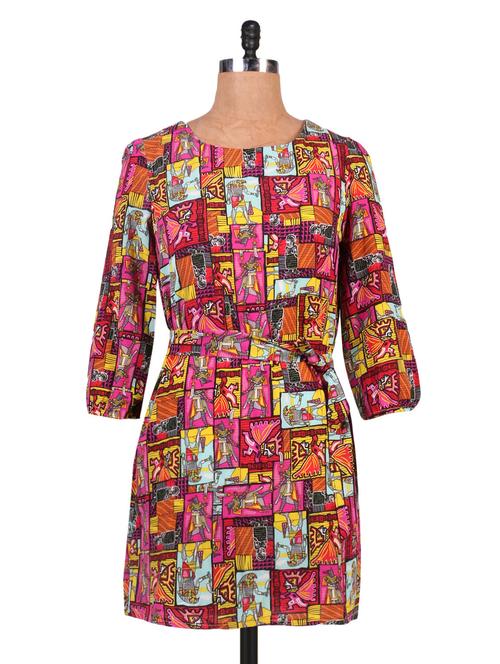 multicolored printed dress - 1285062 - Very Small Image - 1