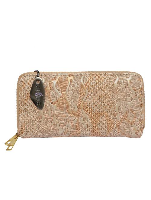 beige leatherette clutch - 12852176 - Very Small Image - 1