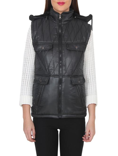 black gilet jacket - 12854139 - Very Small Image - 1