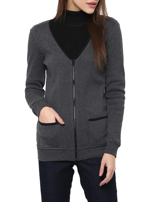 grey polyester jacket - 12854332 - Very Small Image - 1