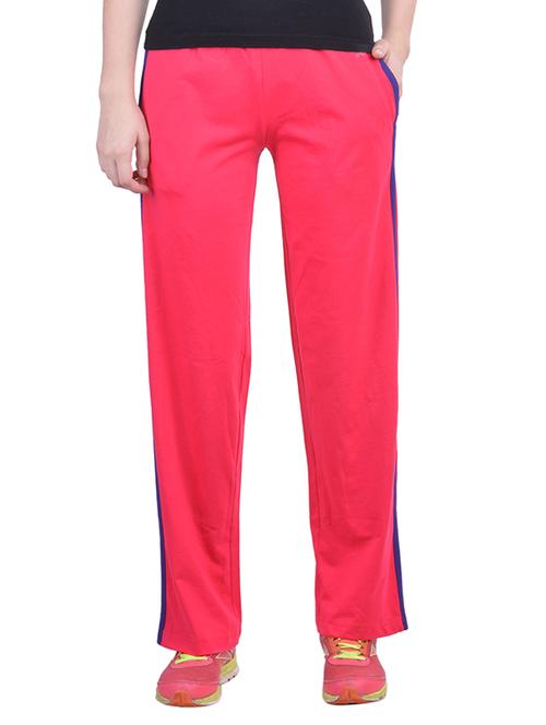 pink cotton track pant - 12854336 - Very Small Image - 1