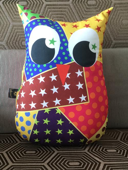 lushomes decorative owl cushion (size:11"x14") - 12859969 - Very Small Image - 1