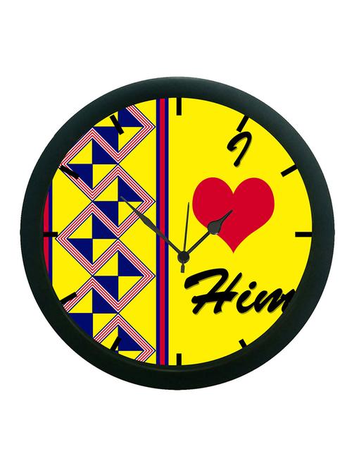 mesleep i love him wall clock (with glass) - 12860866 - Very Small Image - 1