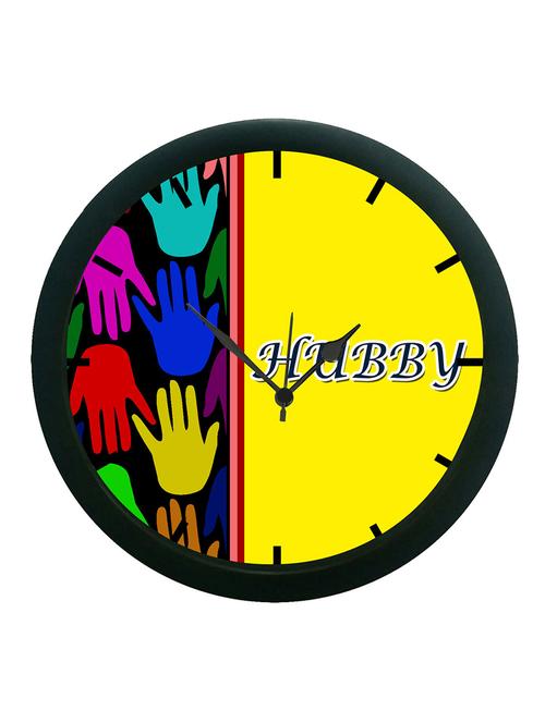 mesleep multi colour hand wall clock (with glass) - 12860868 - Very Small Image - 1