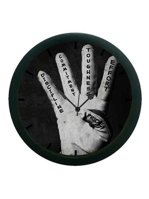 mesleep black hand wall clock (with glass) - 12860908 - Very Small Image - 1