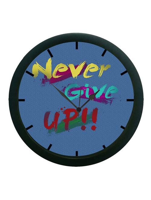 mesleep never give up wall clock (with glass) - 12860930 - Very Small Image - 1