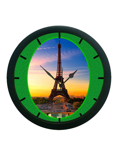 mesleep eiffel tower wall clock (with glass) - 12861046 - Very Small Image - 1