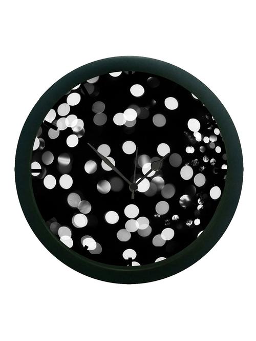 mesleep white spots 3d wall clock (with glass) - 12861086 - Very Small Image - 1