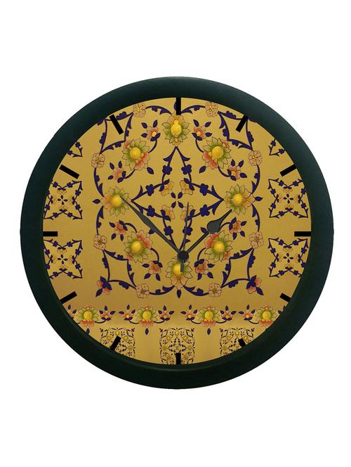 mesleep beige pattern 3d wall clock (with glass) - 12861116 - Very Small Image - 1