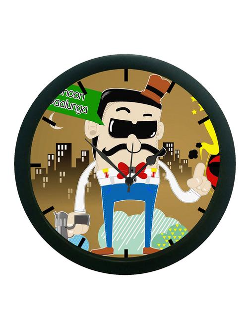 mesleep bhoon daalunga 3d wall clock (with glass) - 12861122 - Very Small Image - 1