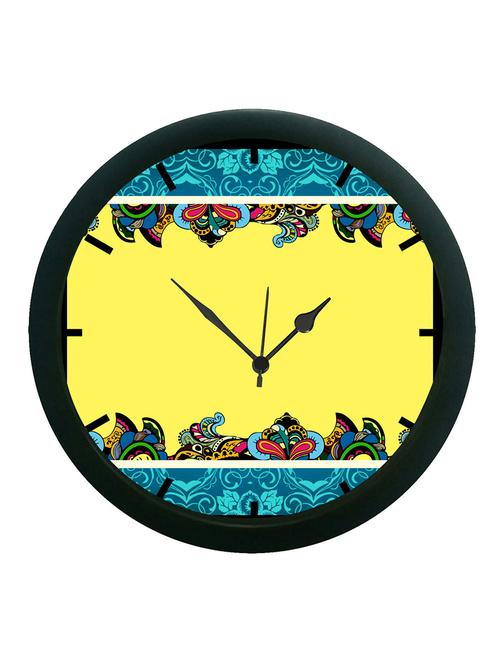 mesleep abstract digitally printed wall clock (with glass) - 12861394 - Very Small Image - 1