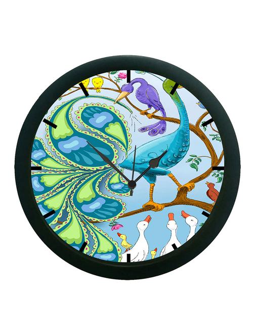 mesleep peacock 3d wall clock (with glass) - 12861441 - Very Small Image - 1