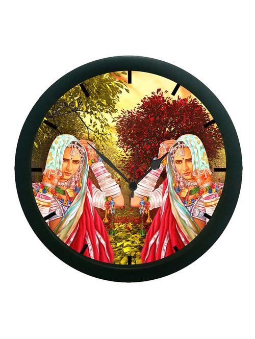 mesleep two lady 3d wall clock (with glass) - 12861454 - Very Small Image - 1
