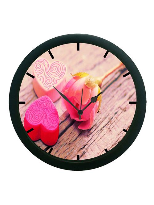 mesleep rose 3d wall clock (with glass) - 12861582 - Very Small Image - 1