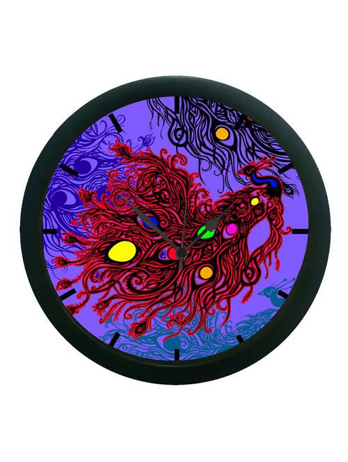 mesleep peacock 3d wall clock (with glass) - 12861627 - Very Small Image - 1