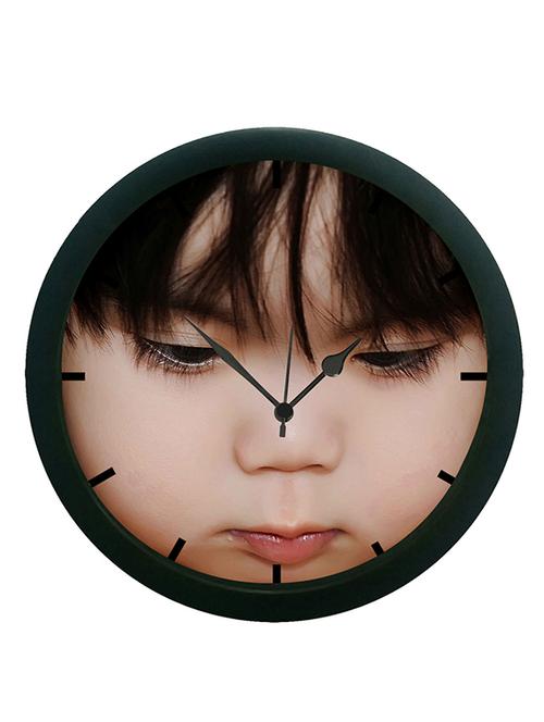 mesleep kid face wall clock (with glass) - 12862113 - Very Small Image - 1