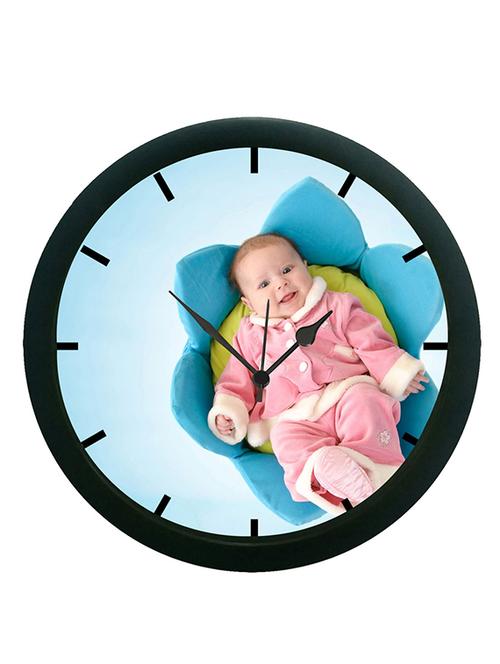 mesleep kid face wall clock (with glass) - 12862116 - Very Small Image - 1