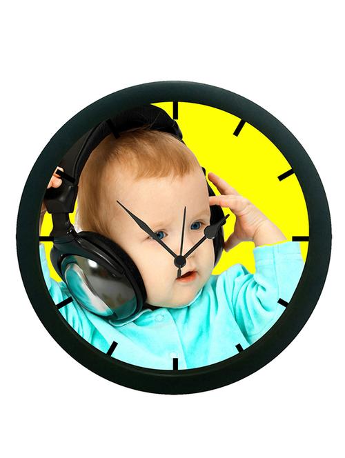 mesleep kid face wall clock (with glass) - 12862125 - Very Small Image - 1