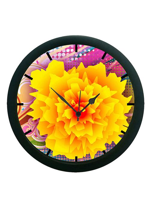 mesleep floral wall clock (with glass) - 12862145 - Very Small Image - 1