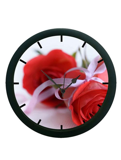mesleep floral wall clock (with glass) - 12862293 - Very Small Image - 1