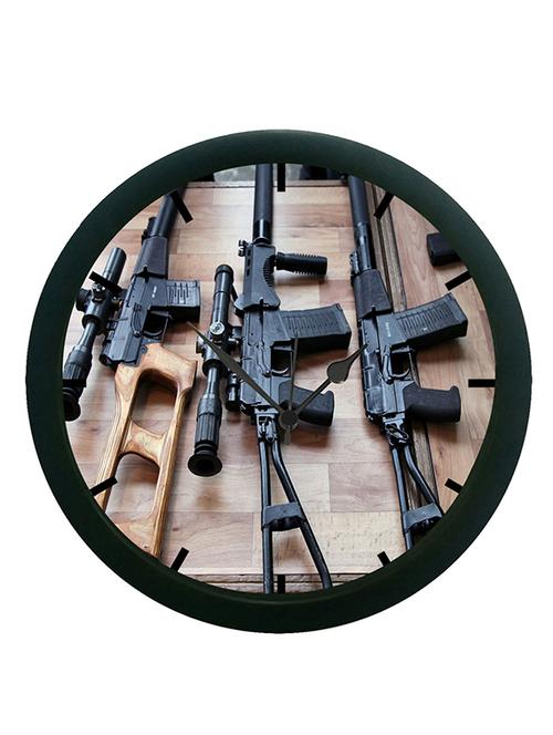 mesleep gun wall clock (with glass) - 12862334 - Very Small Image - 1