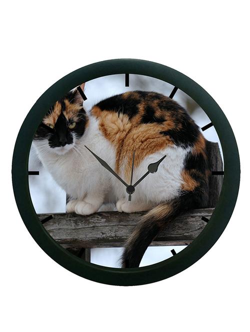 mesleep cat wall clock (with glass) - 12862368 - Very Small Image - 1